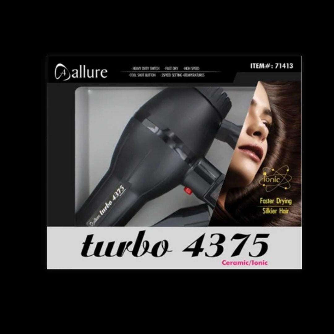 ALLURE TOURMALINE/CERAMIC/IONIC TURBO 4375 1875W DRYER