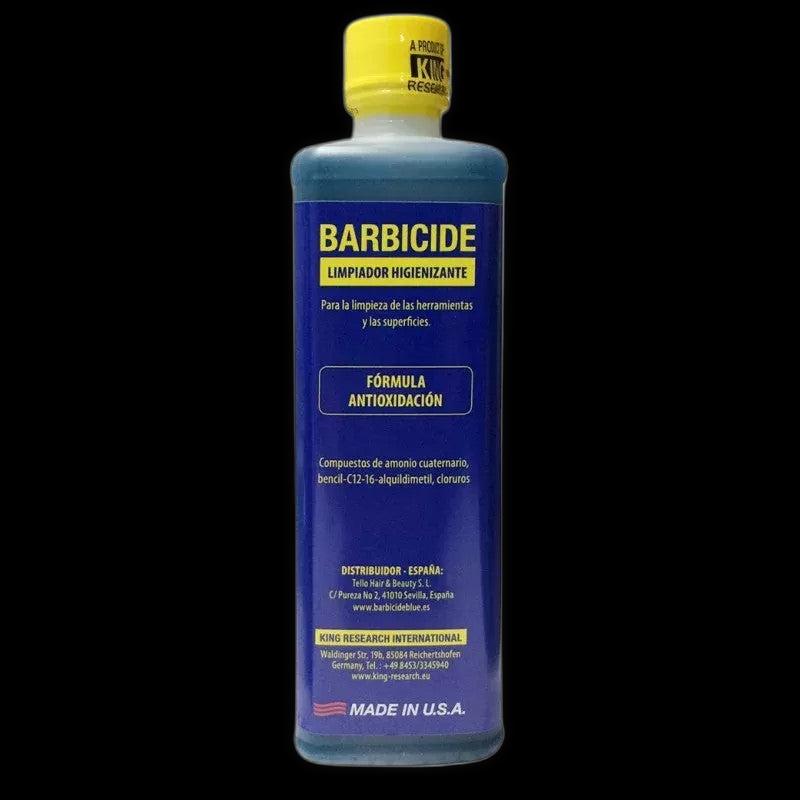 Barbicida Barbicide 16 fl oz bottle of disinfectant for bar and beverage equipment cleaning