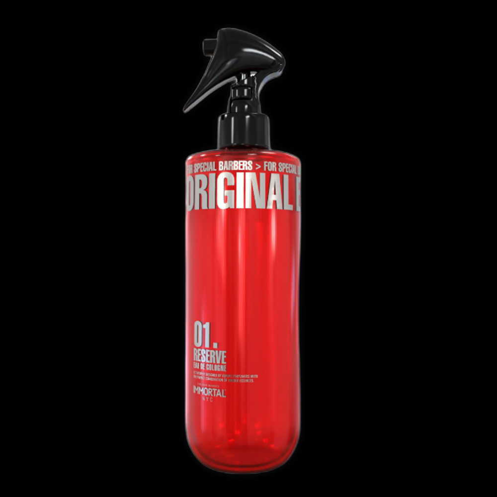 Immortal Inmortal 01 Reserve Cologne bottle with sleek design and elegant label, showcasing the luxury men's fragrance.