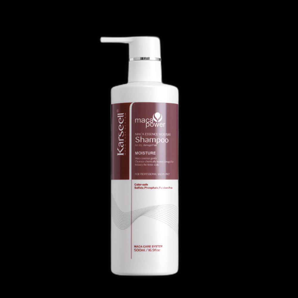 KARSEELL shampoo bottle, 500 ml, with a sleek design and label displaying the brand name KARSEELL.
