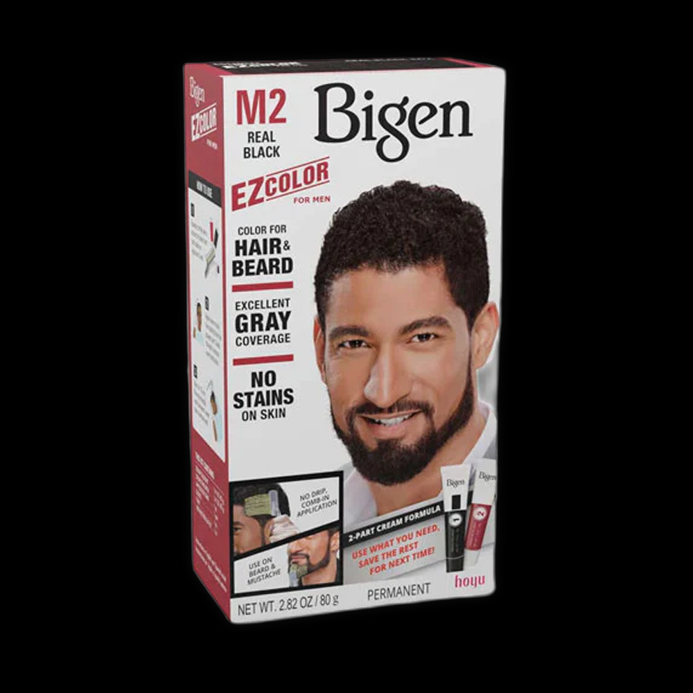 M3 M2 BIGEN REAL BLACK product image showing sleek black design and branding details.