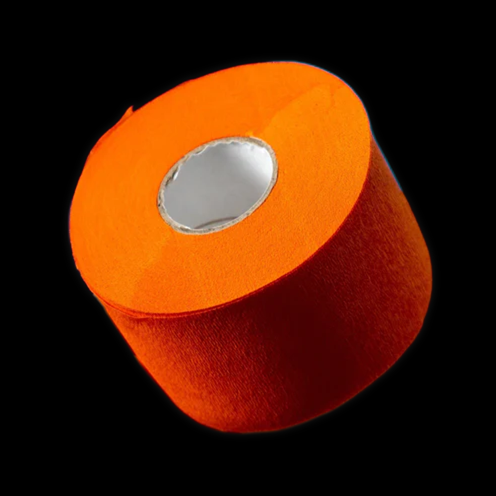 Rolda ROLDA Barber Strips in vibrant orange color, displayed on a clean background, showcasing the product's bright packaging.