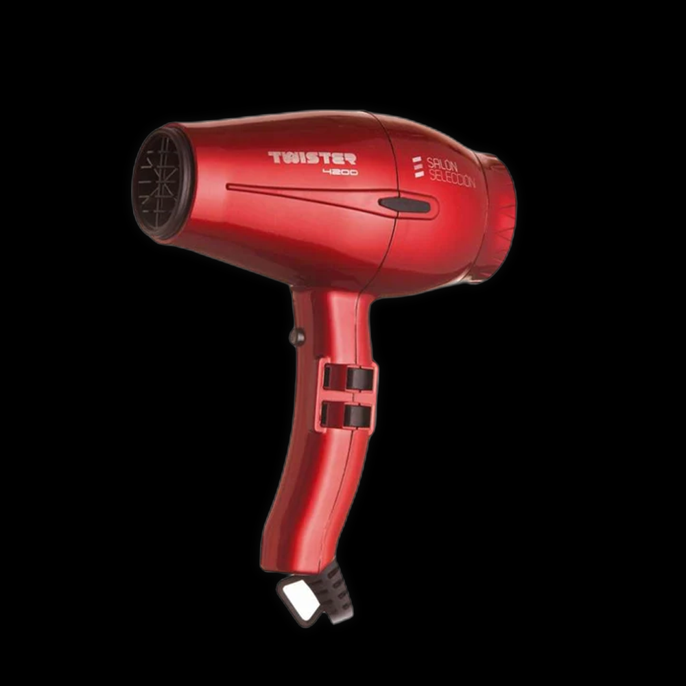 Salon Seleccion Twister Professional Hair Dryer Series 4000 with ergonomic handle and multiple heat settings.