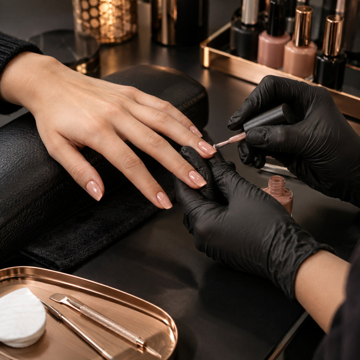 Professional nail service and gel polish