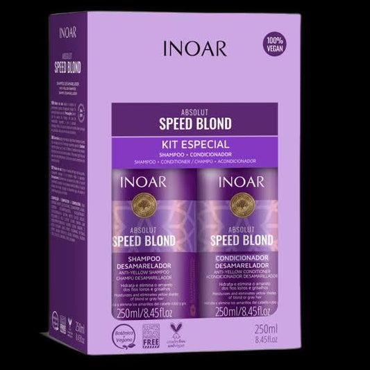 INOAR SPEED BLOND ANTI-YELLOW SHAMPOO 250 ML