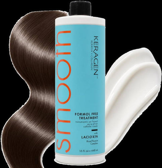 KERAGEN KERATIN & COLLAGEN SMOOTH FORMALDEHYDE-FREE TREATMENT 16 FL OZ