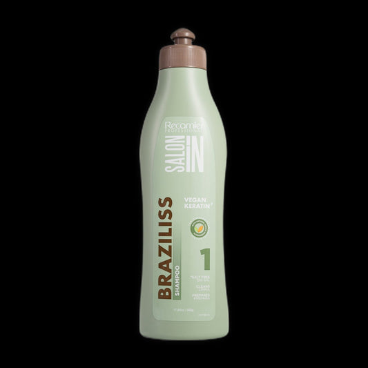 Salon In Braziliss Clarifying Shampoo Step 1