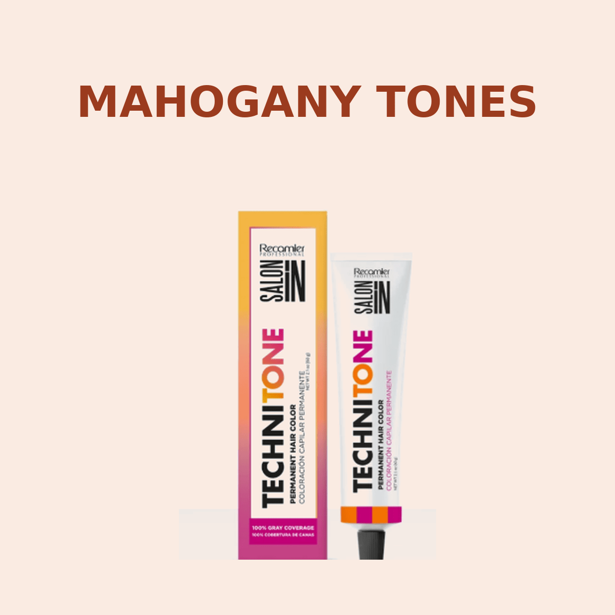 Salon In Technitone Mahogany Tones
