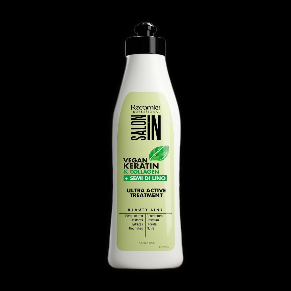 Salon In Vegan Keratin & Collagen Semi di Lino Ultra Active Treatment 17.6 oz